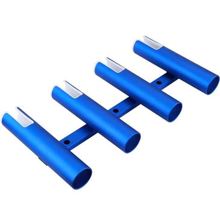 Aluminium 4 Tubes Linked Fishing Rod Holders